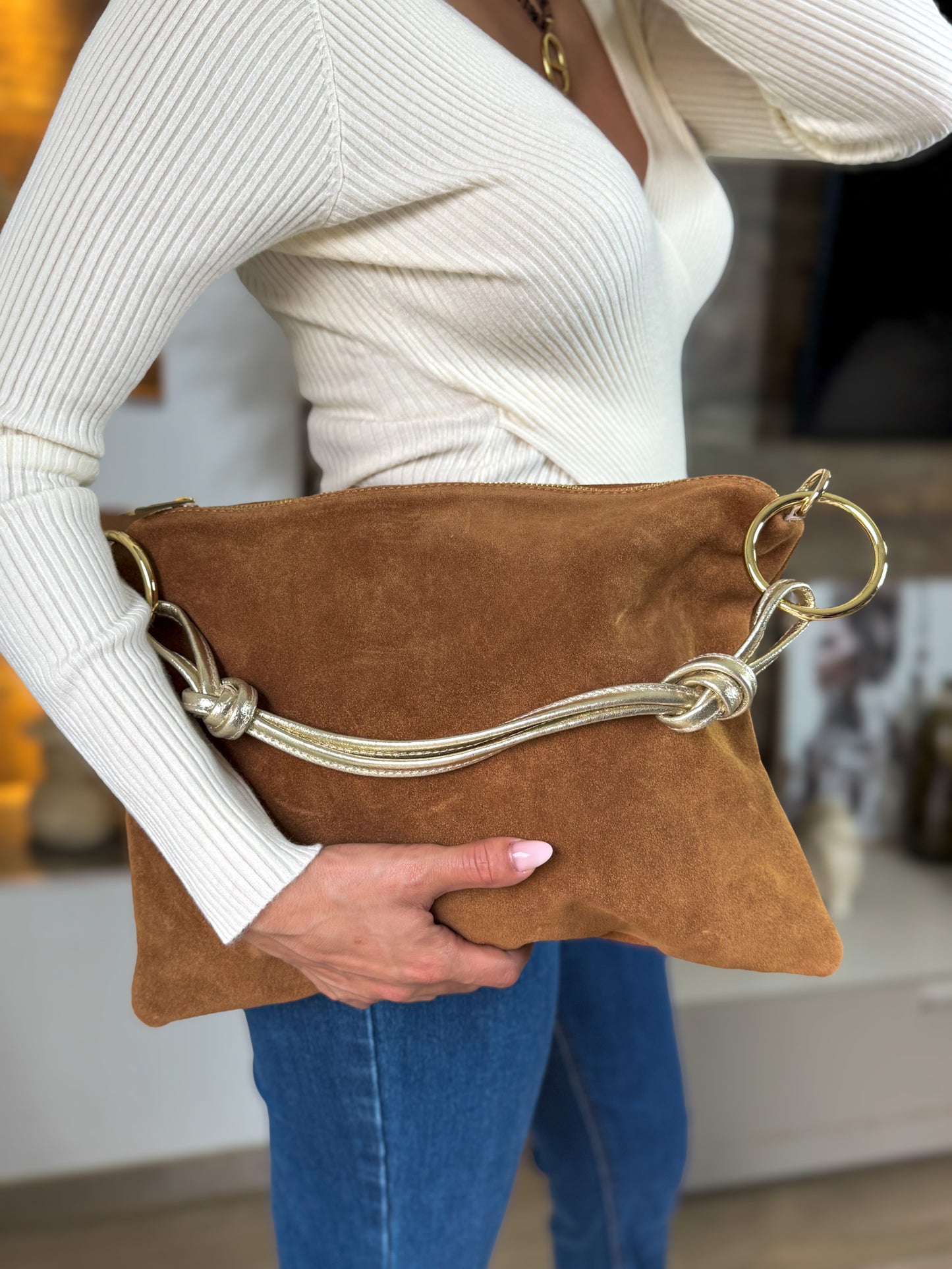 Sac cuir Mylan camel