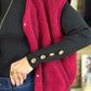 Gilet Aline bordeaux