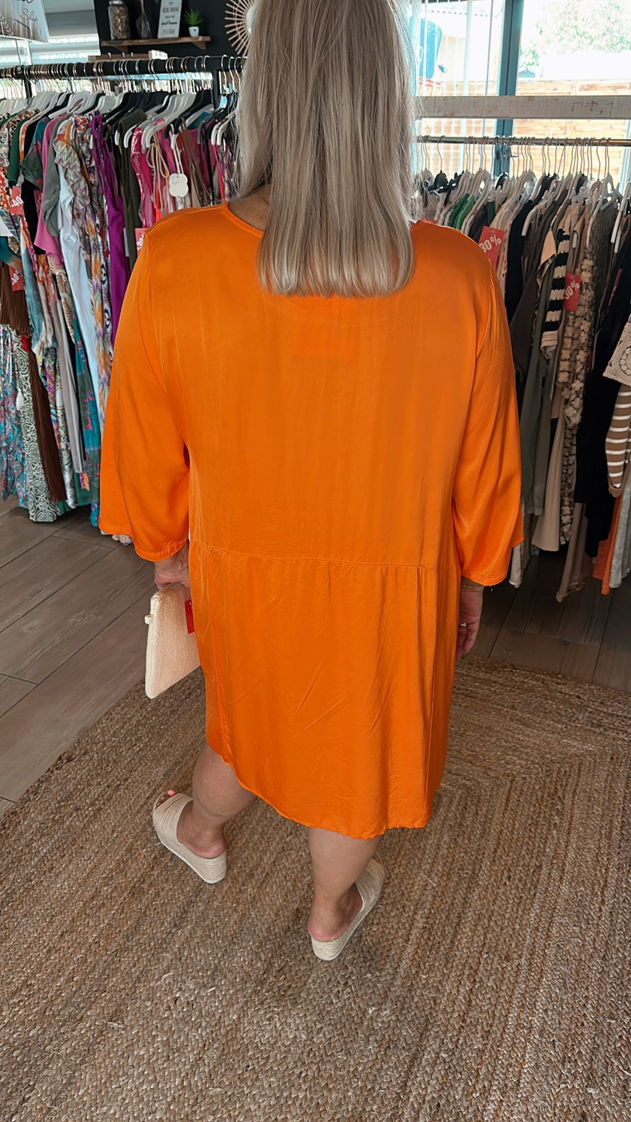 ROBE HOLLY ORANGE